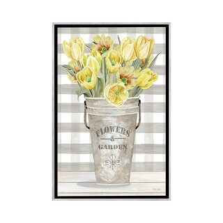 iCanvas "Yellow Tulips I" by Cindy Jacobs Framed - Bed Bath & Beyond ...