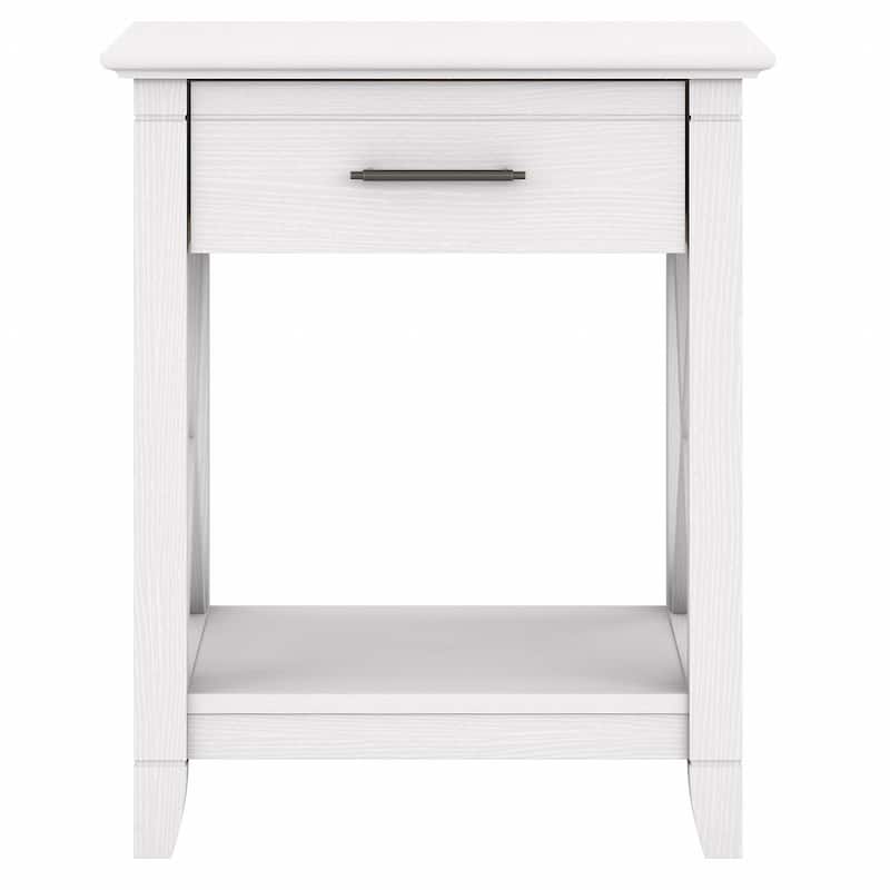 Key West Coastal Box Drawer Nightstand by Bush Furniture