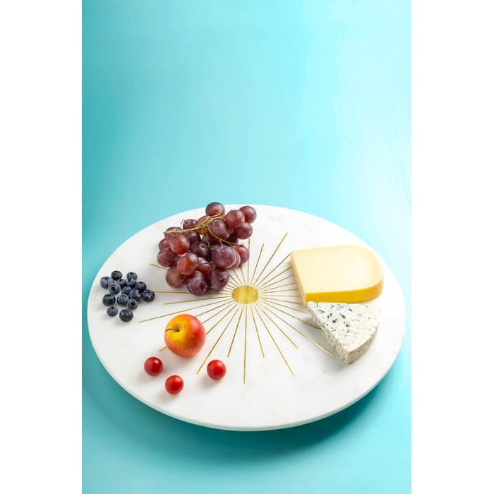 Sunshine Marble Lazy Susan 16"