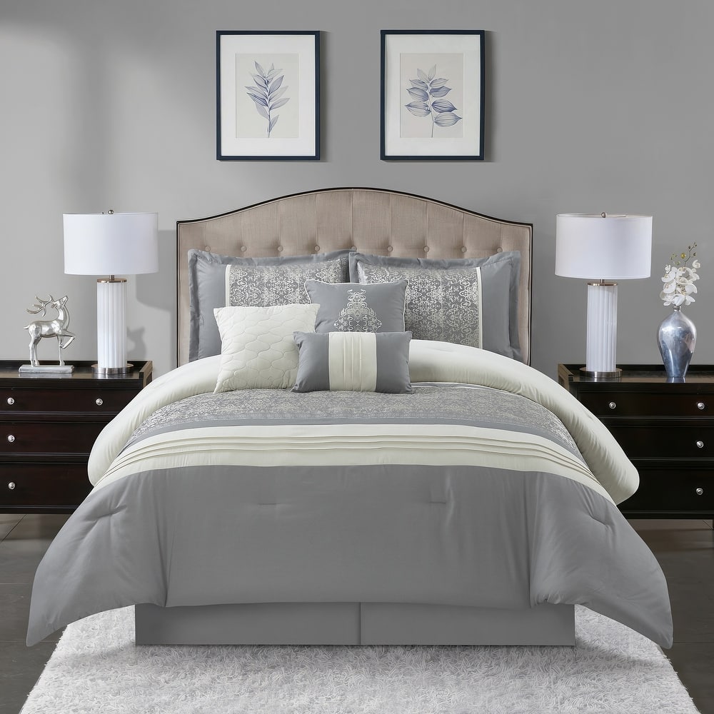 Nanshing Shelly 7 Piece Transitional Comforter Set