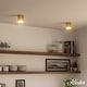 preview thumbnail 3 of 4, Hunter + Jasmine Roth Canoga Flush Mount Ceiling Light - Kitchen, Hallway - Contemporary - Influencer Favorite!