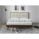preview thumbnail 13 of 29, Hughes Mid-century Modern Wood Platform Bed