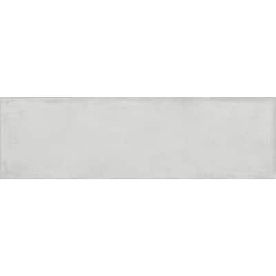 Apollo tile 12" x 40" Ripple Matte Gray Ceramic Tile (19.11 sq ft/case) - 6 Pack