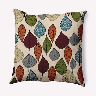Autumn Leaves Decorative Throw Pillow