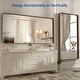 preview thumbnail 16 of 141, Apmir Metal Frame Tempered Glass Bathroom Vanity Mirror for Wall, Cloakroom, Bedroom