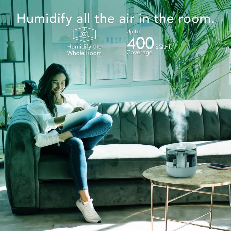 Vornado MISTIC 4 Whole Room Ultrasonic Humidifier, Top-Fill