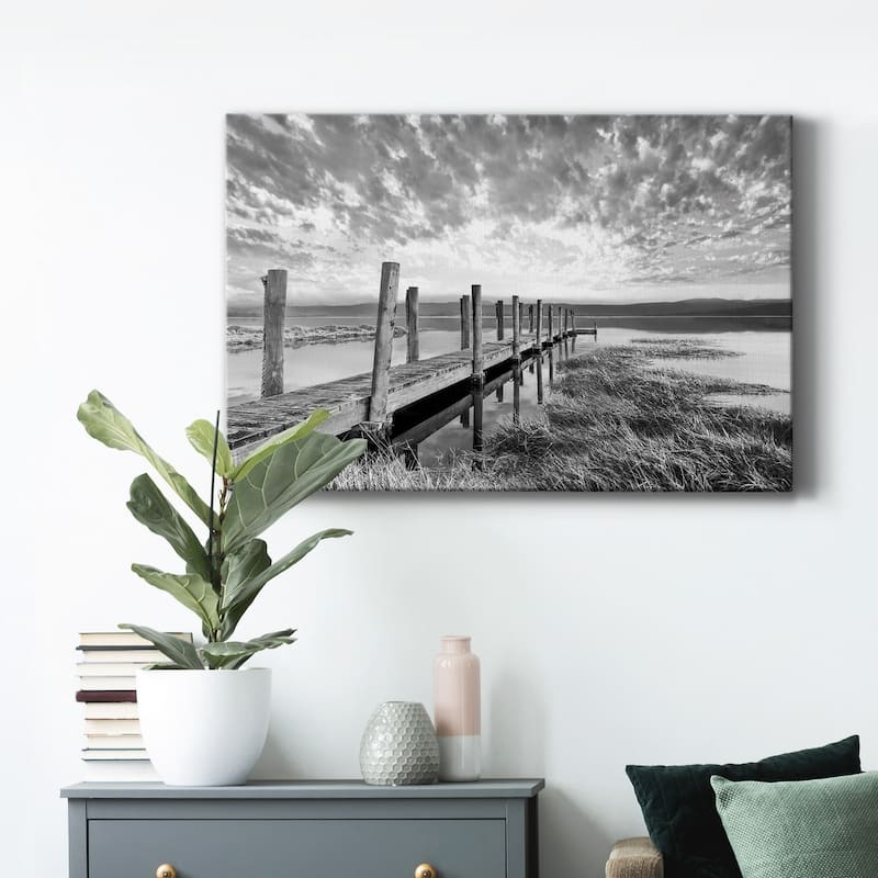 Sunset Contemplation Premium Gallery Wrapped Canvas - Ready to Hang