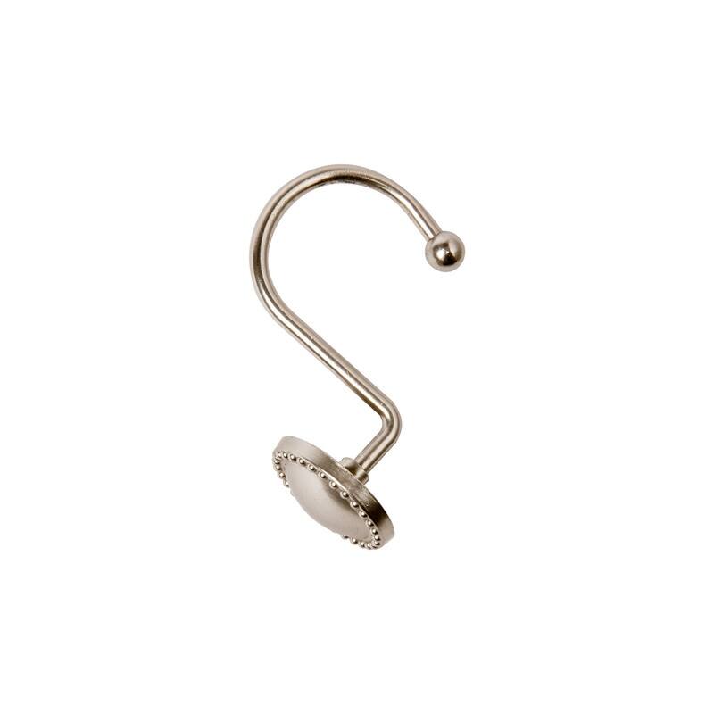 Utopia Alley Rustproof Zinc Shower Curtain Rings for Bathroom, Set of 12