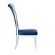 preview thumbnail 6 of 14, Somette Contemporary Tall Roll Back Side Chair, Set of 2 - N/A