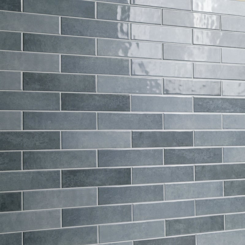 Ackland AKNPTHOK3X12G-CA Hoku - 3" x 12" Ceramic Rectangle Wall Tile -