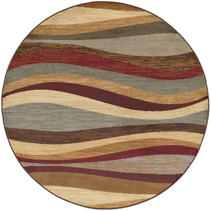Rhythm Modern & Contemporary Abstract Indoor Area Rug