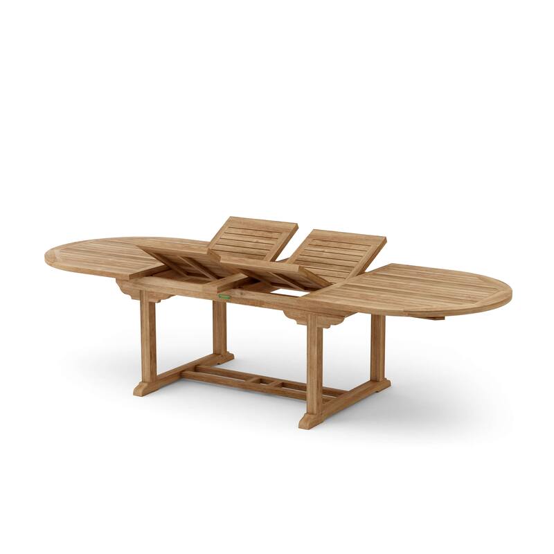Bahama 117" Oval Extension Table w/ Double Extensions