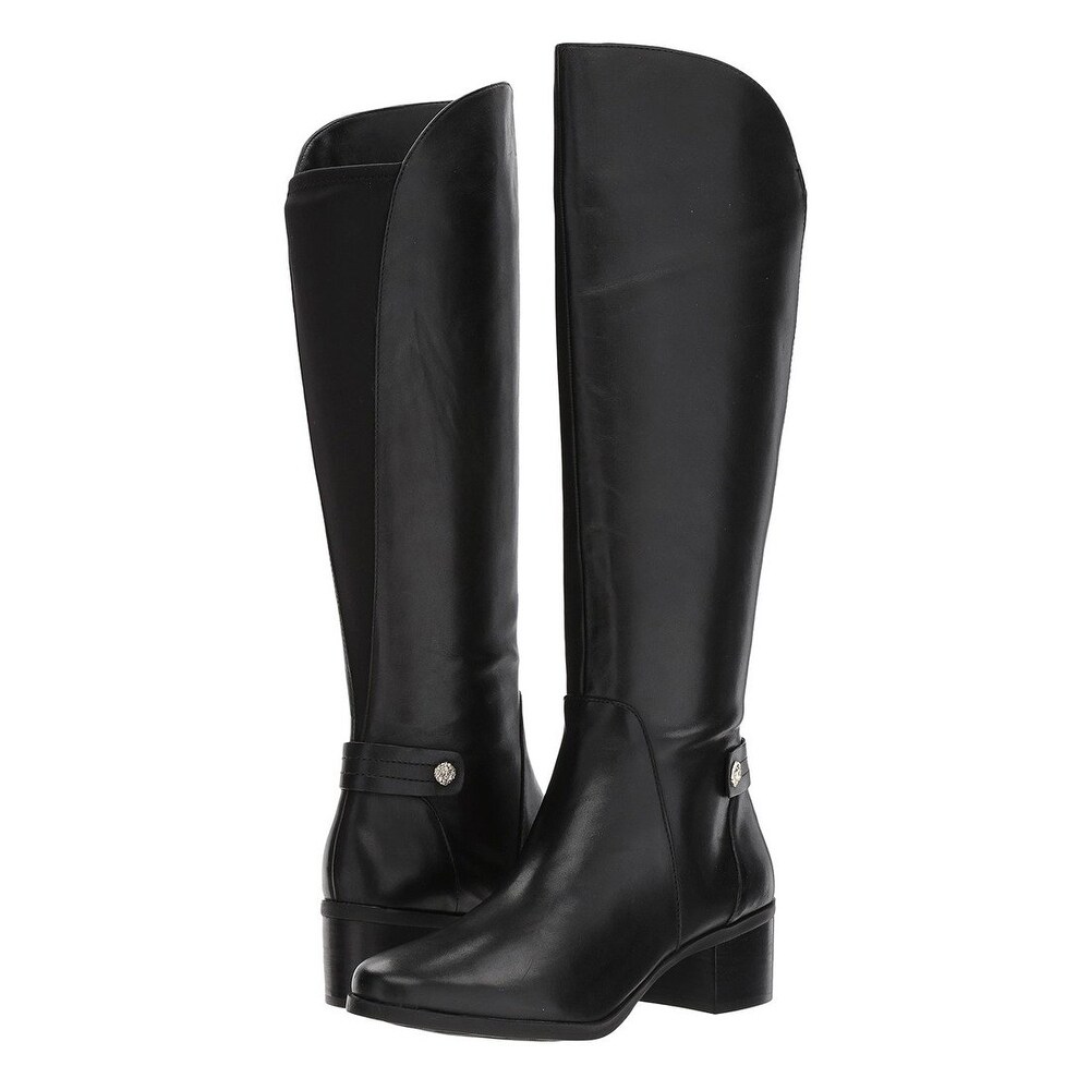 anne klein boots black