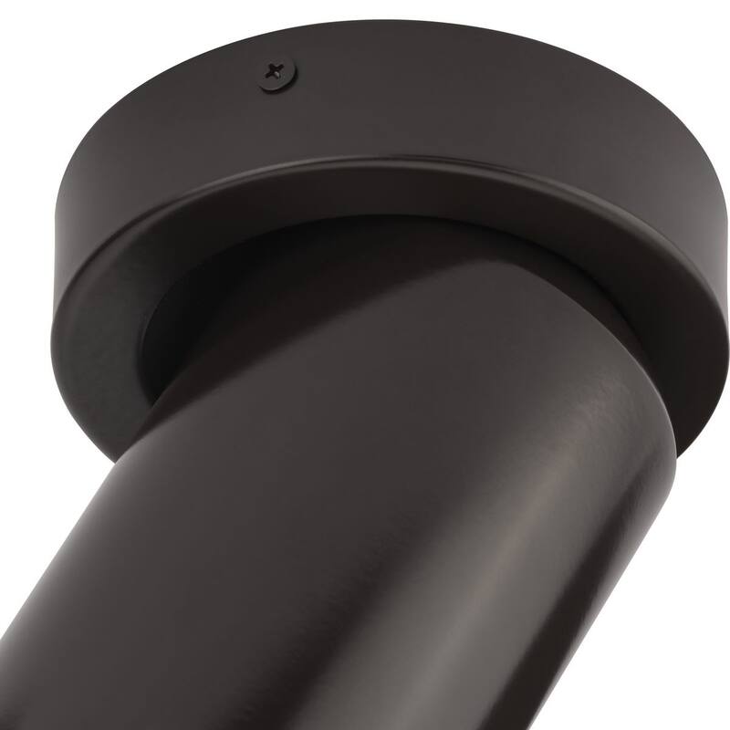 3" Antique Bronze Surface Mount Modern Adjustable Cylinder - 5.09 in x 5.09 in x 7.36 in