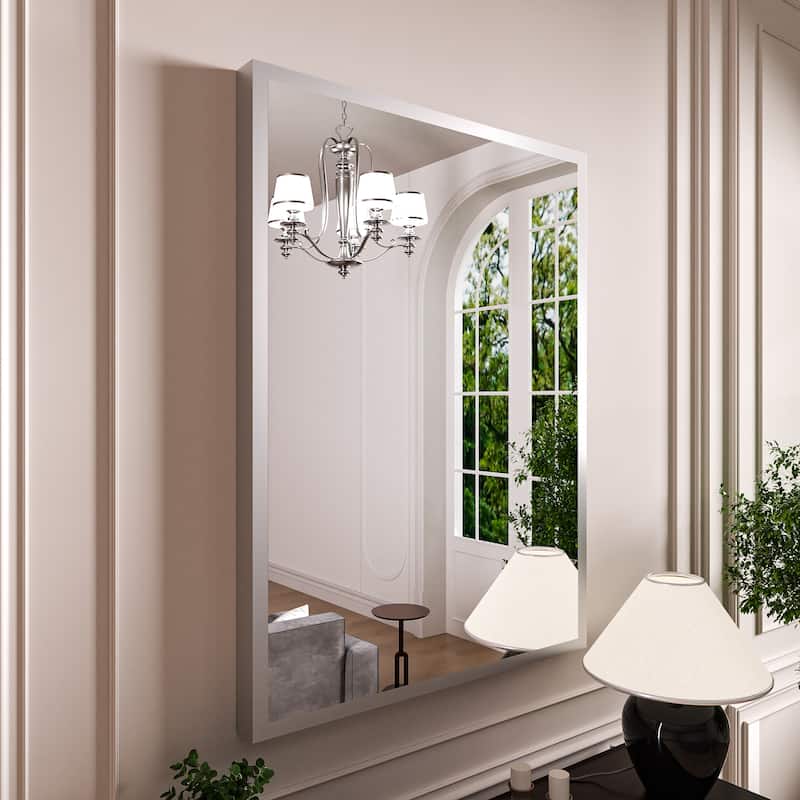 QuivaraView Wall Mounted Aluminum Frame Bathroom Vanity Mirror