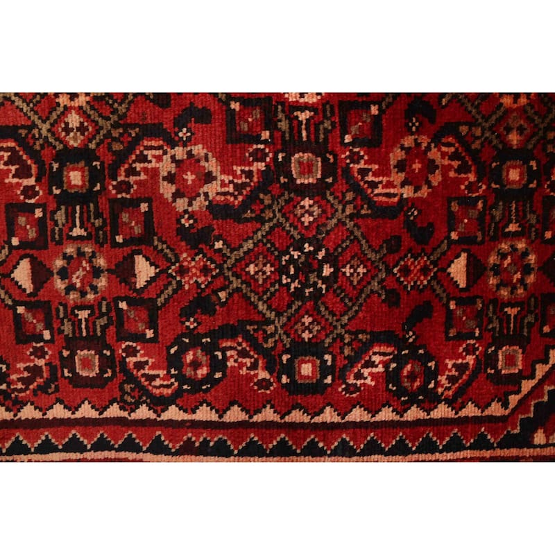ECARPETGALLERY Hand-knotted Andelz Red Wool Rug - 4'9 x 6'11
