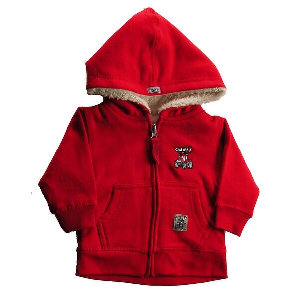Shop Case Ih Toddler Boy S Zip Up Sherpa Hoodie Free Shipping On