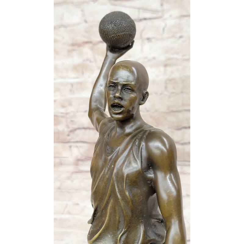 Signed Original Miguel Lopez Milo Michael Jordan Tribute Bronze Sculpture Gift