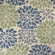 preview thumbnail 48 of 119, JONATHAN Y Marvao Modern Floral Textured Weave Indoor/Outdoor Area Rug 5' Square - Navy/Green