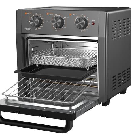 Air Fryer Toaster Oven Combo Convection Oven Countertop, Large Air Fryer with Accessories & E-Recipes