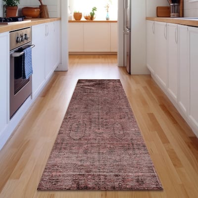 Premium Washable Super Soft Vintage Global Mayfield Rug