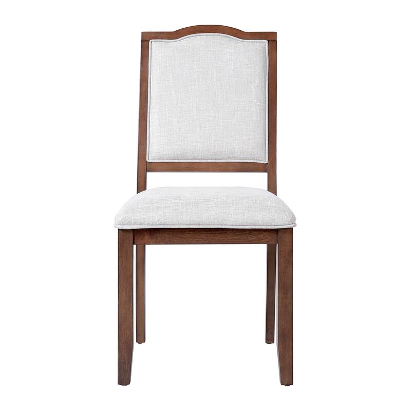 Farmhouse Dining Chairs Set of 4, Upholstered Dining Chairs with High Back, Modern Seating