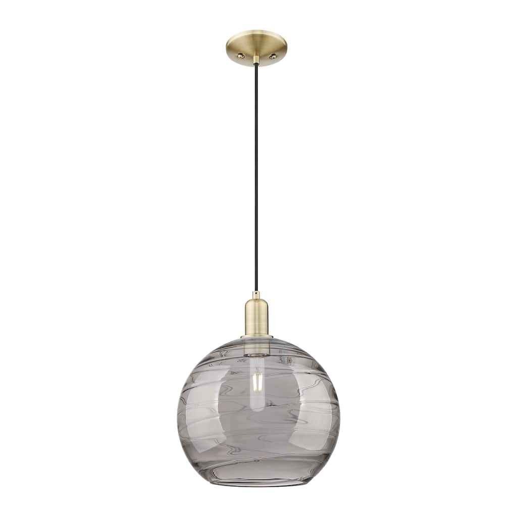 Innovations Lighting Endless Possibilities Arcadia - Athens Deco Swirl - 1 Light 12" Cord Hung Mini Pendant