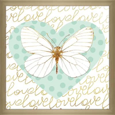 "Butterfly Love (Green)" by Jodi Print on Acrylic