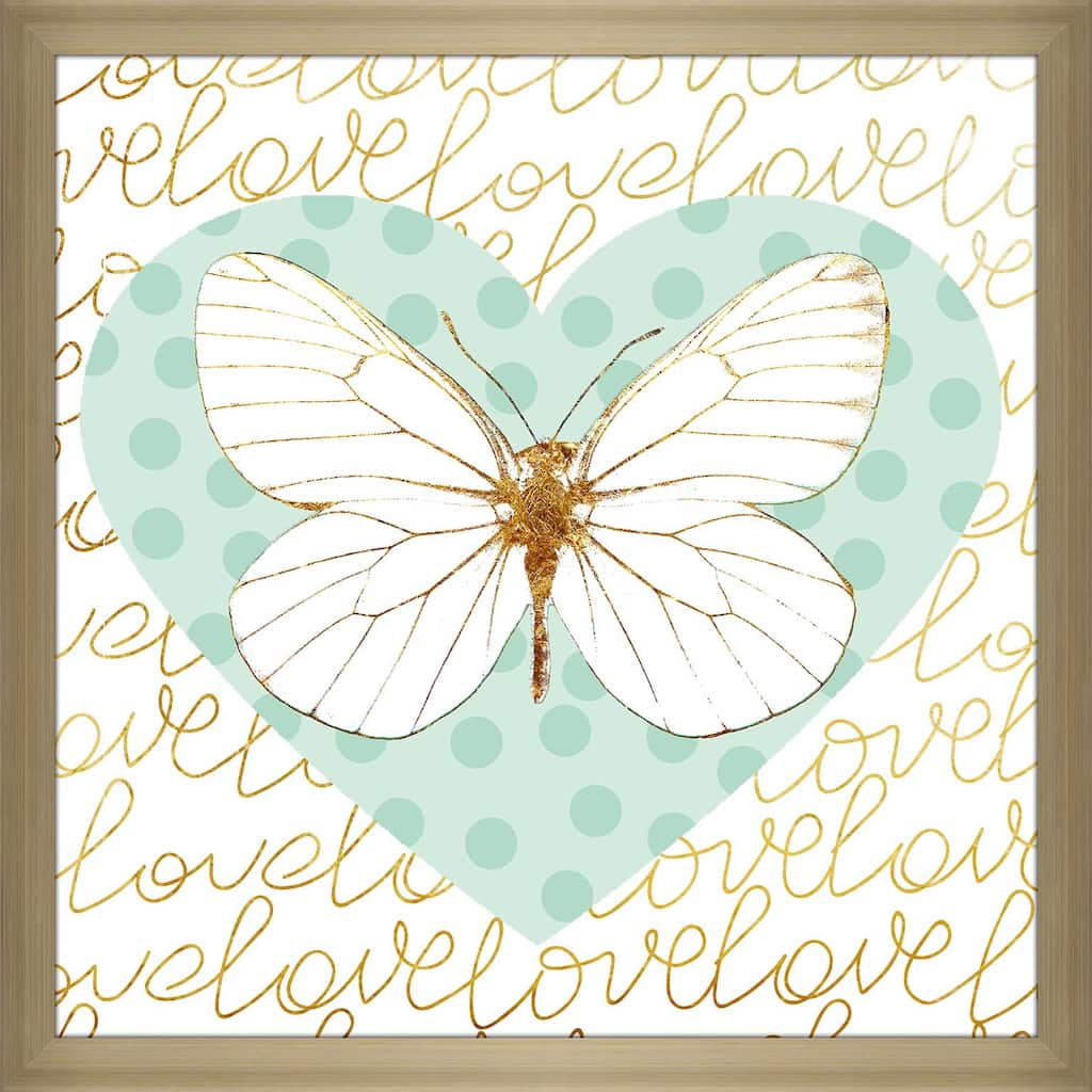 "Butterfly Love (Green)" by Jodi Print on Acrylic