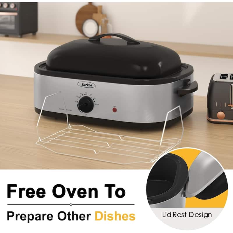 14-Quart Electric Roaster Oven