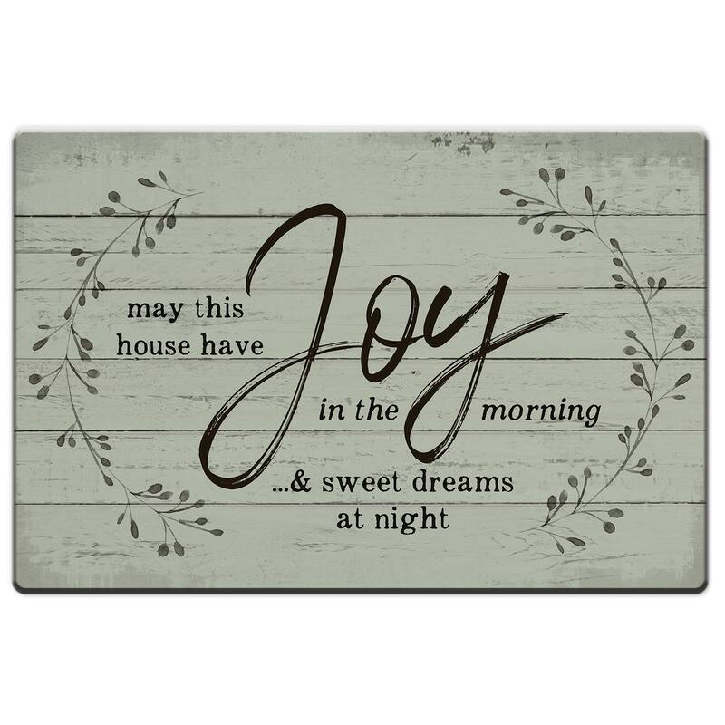 Decorative Anti-Fatigue Memory Foam Mats 30" x 20" - Joy - 30x20x1.06