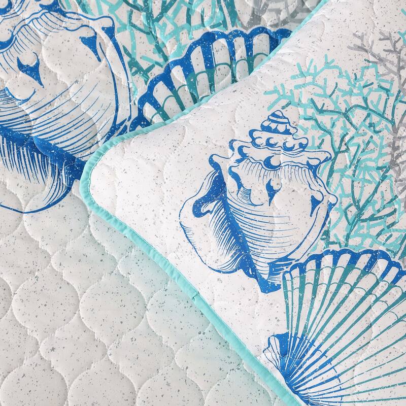 Caribbean Joe Coastal 3PC Quilt Set