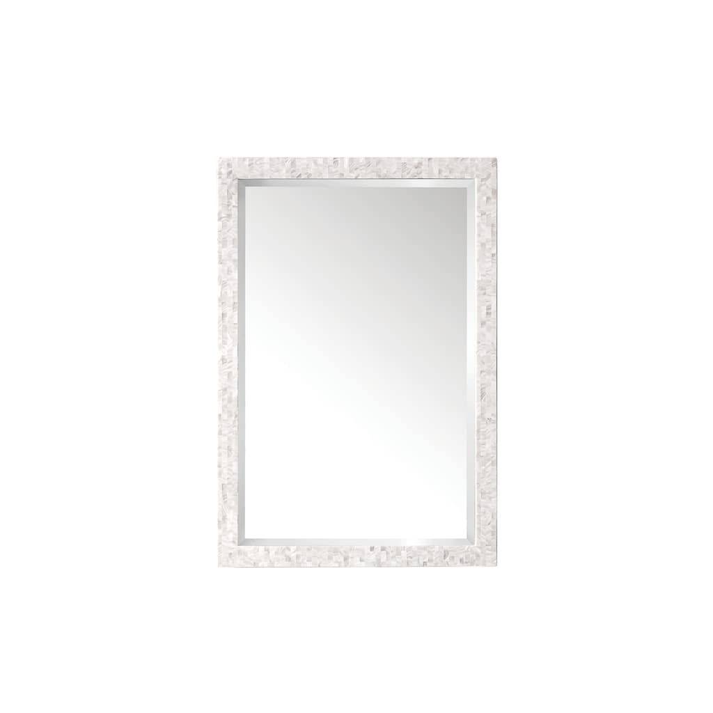 James Martin Vanities Callie 26" Mirror, White Mother of Pearl