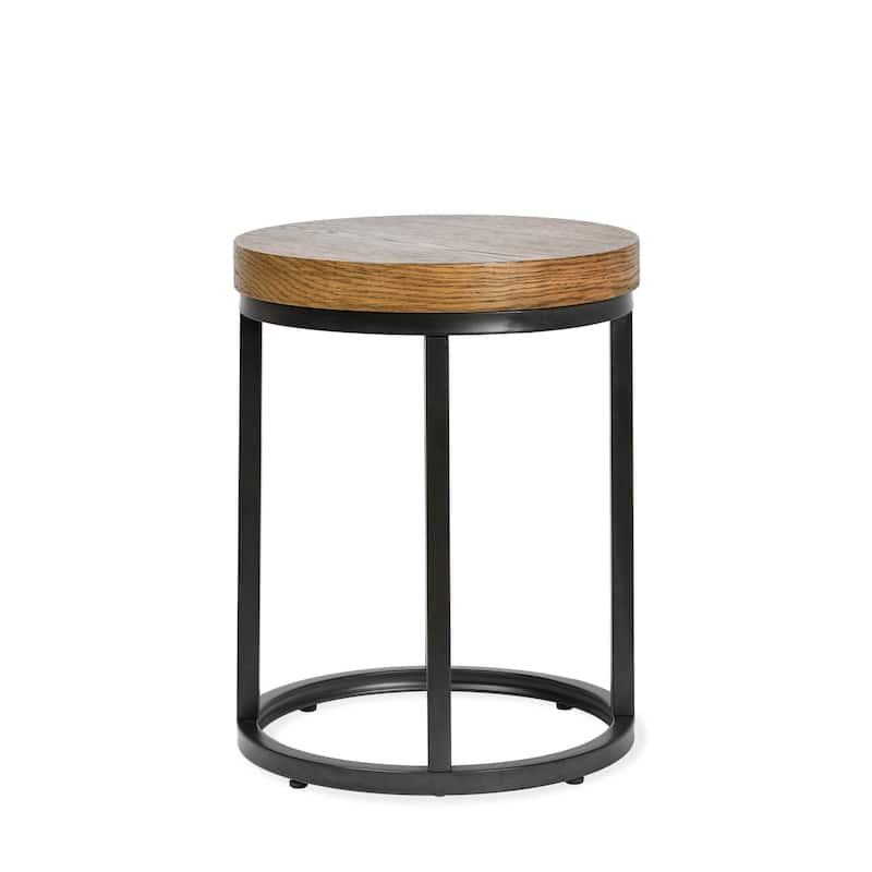 Catta Round Wood Coffee and End Tables by Kosas Home