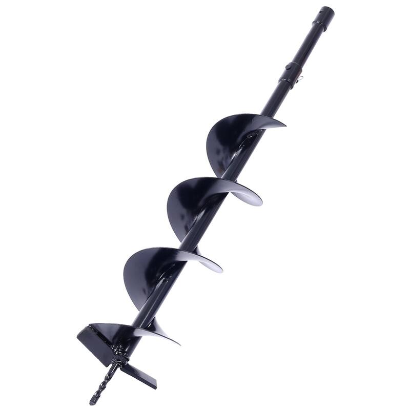4 Piece Steel Hole Digger Replacement Auger Bits,4"+6"+8"+12"