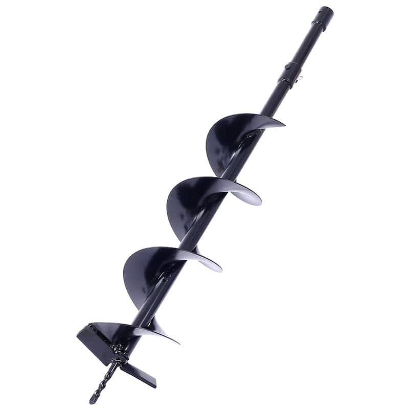 4 Piece Steel Hole Digger Replacement Auger Bits,4"+8"+10"+12"
