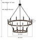 preview thumbnail 49 of 80, Acroma 20-light 40In Farmhouse Wagon Wheel Chandelier