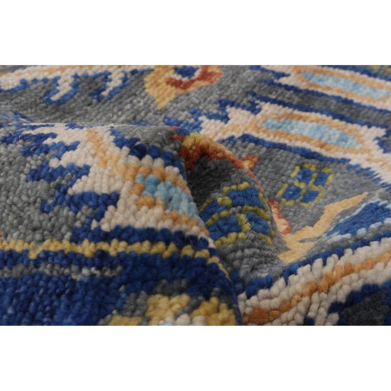 ECARPETGALLERY Hand-knotted Jules Serapi Grey Wool Rug - 8'11 x 12'1