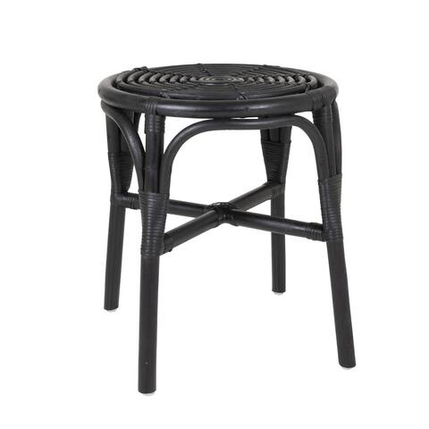 Steam Bent Rattan Decorative Stool