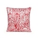 preview thumbnail 48 of 89, Oussum Home Decor Cotton Cushion Cover with Zippered Digital Print Pillowcase Single Square for Couch Bed Pillow Case (16"x16")