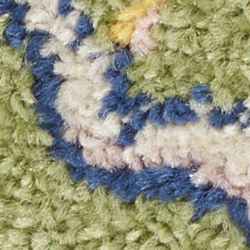 HomeRoots Floral Bohemian Rectangle Area Rug - 3' X 5'