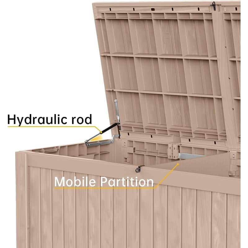 Outdoor Patio Storage Resin Lockable Deck Box