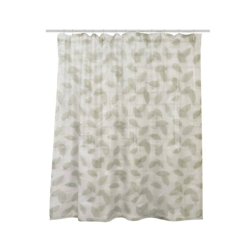 70" x 72" Leaf Pattern Shower Curtain