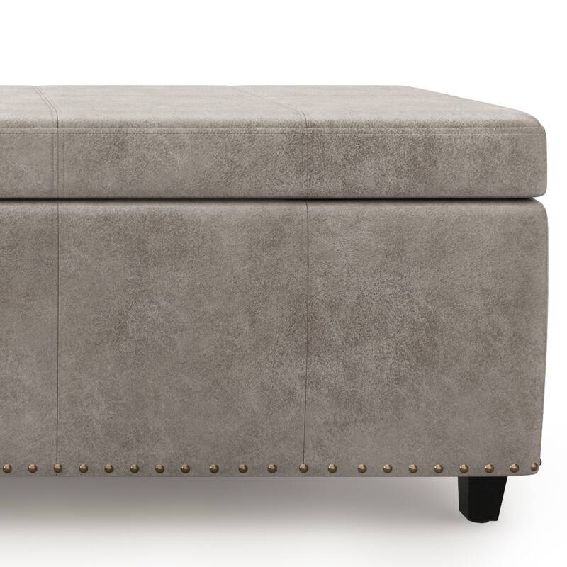WYNDENHALL Stanford Upholstered Storage Ottoman