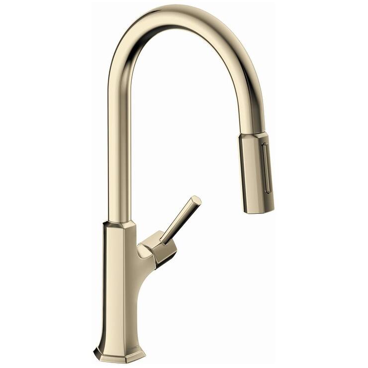 Hansgrohe Locarno 1.75 GPM Pull Down Kitchen Faucet HighArc Spout with