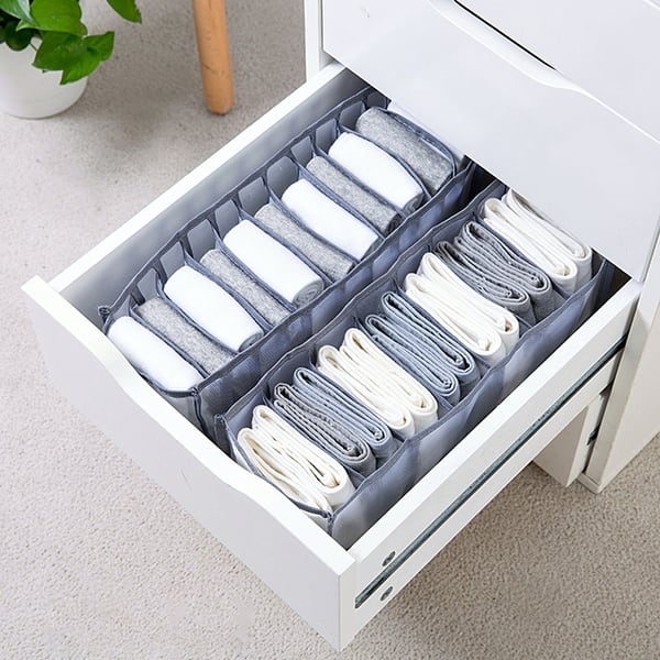 3Pcs/Set Foldable Home Scarf Sock Bra Underwear Storage Organizer Drawer  Box - Bed Bath & Beyond - 35188782