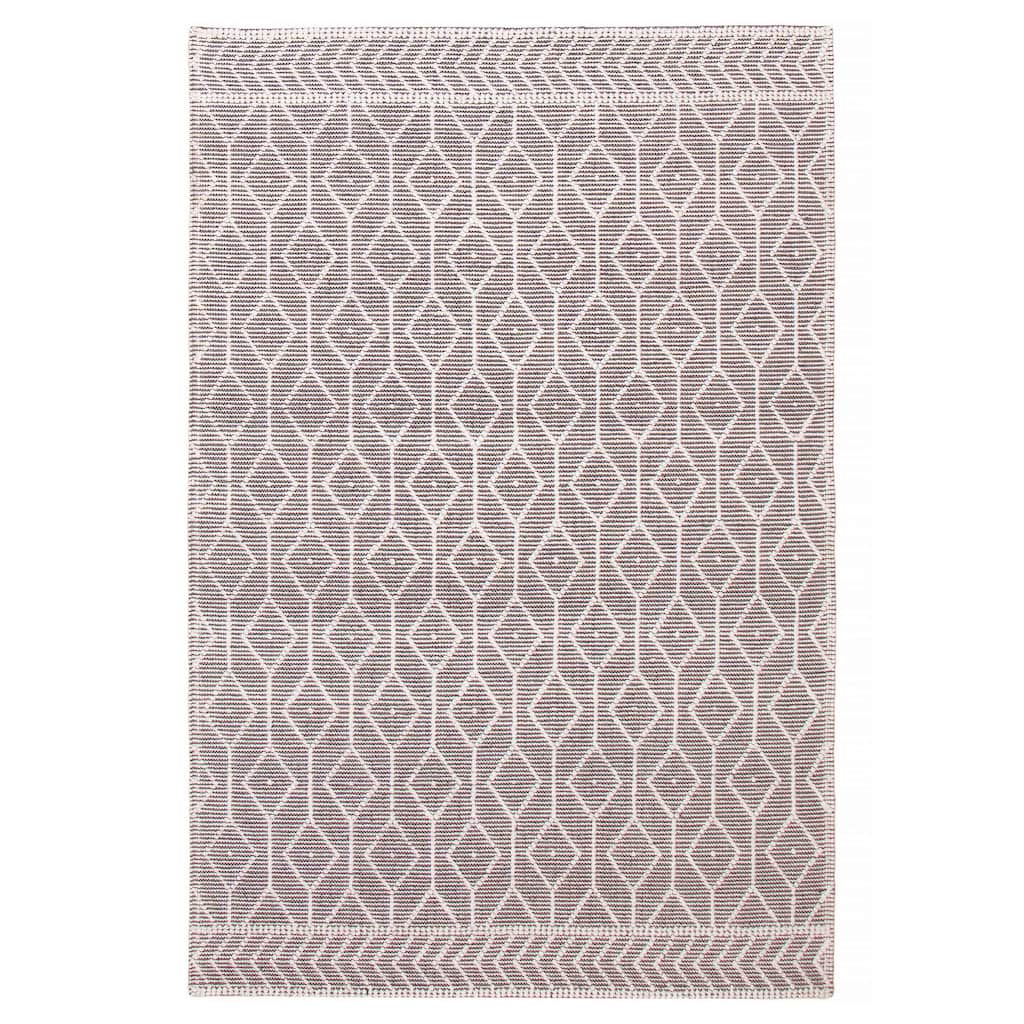 ECARPETGALLERY Braid weave Sienna Grey Wool Rug - 6'1 x 9'1