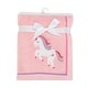 preview thumbnail 2 of 3, Lambs & Ivy Magic Unicorn Pink/Rainbow Fleece Baby Blanket