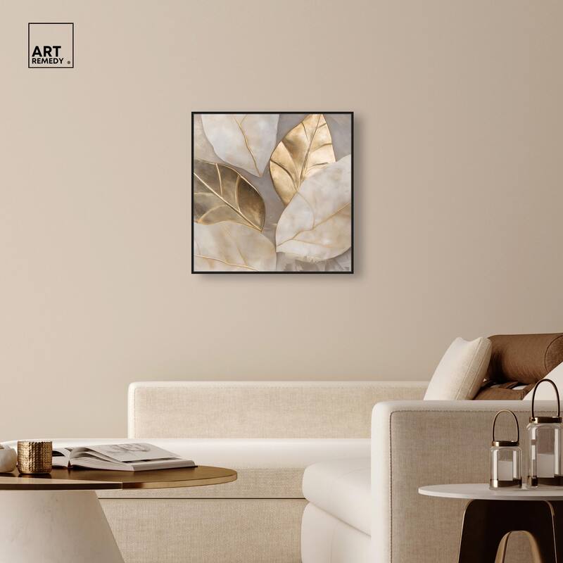 Golden Cascades Canvas by Art Remedy