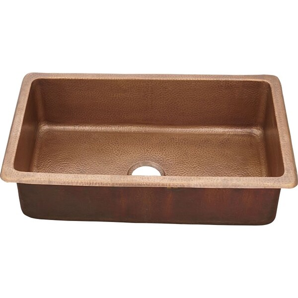Thompson Traders Kst 3821ha Nd Brewster 33 Single Basin Drop In Or Undermount C Antique Copper